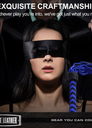Black And Blue Suede Flogger