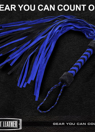 Black And Blue Suede Flogger