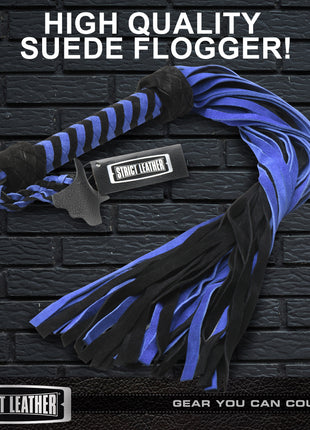 Black And Blue Suede Flogger