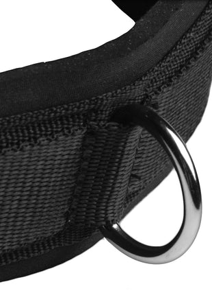 Neoprene Bondage Collar With D-rings