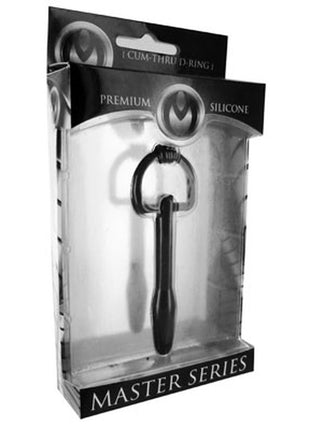 Silicone Cum-thru D-ring Penis Plug