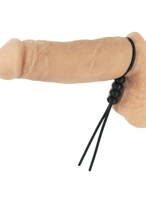 4-way Adjustable Cock And Ball Tie - Black