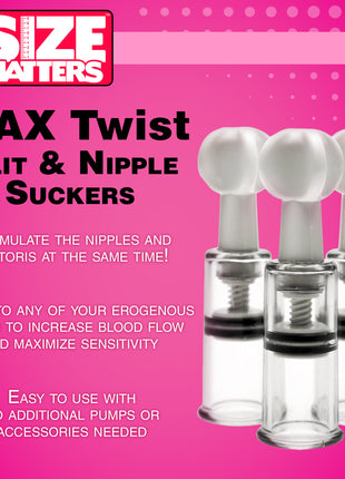 Max Twist Clit And Nipple Triple Sucker Set