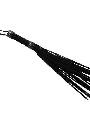 Short Vegan Leather Flogger - Black