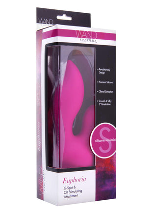 Euphoria G-spot And Clit Stimulating Silicone Wand Massager Attachment