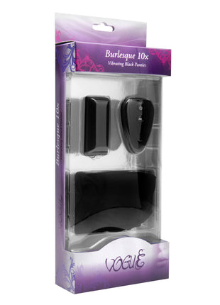 Burlesque 10 Mode Vibrating Panties With Remote