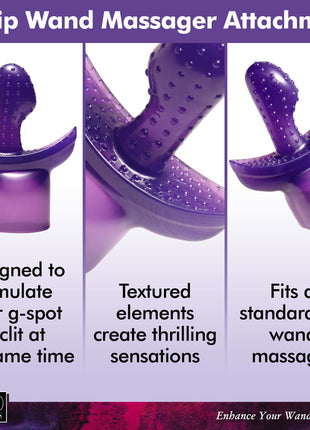 G Tip Wand Massager Attachment- Purple