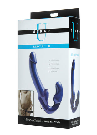 Revolver Ii Vibrating Strapless Strap On Dildo