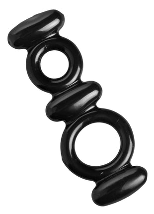Dual Stretch To Fit Cock And Ball Ring