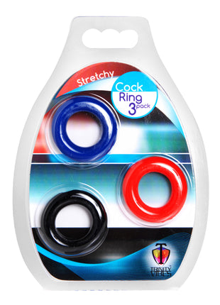 Stretchy Cock Ring 3 Pack