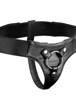 Wide Band Strap On Harness Kit With Silicone Dildo
