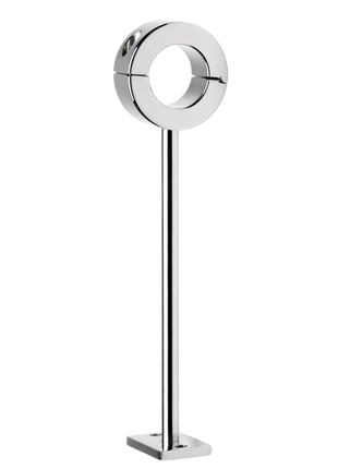 Locking Mounted Cbt Scrotum Cuff With Bar
