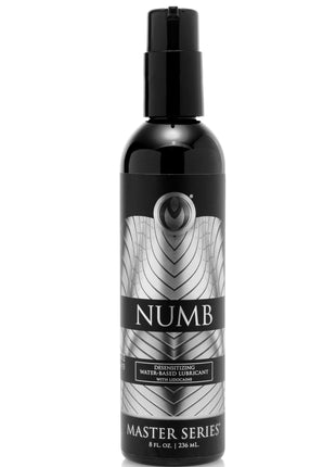 Numb Desensitizing Water Based Lubricant With Lidocaine - 8 Oz
