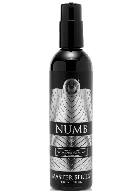 Numb Desensitizing Water Based Lubricant With Lidocaine - 8 Oz