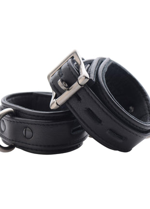 Strict Leather Luxury Locking Ankle Cuffs