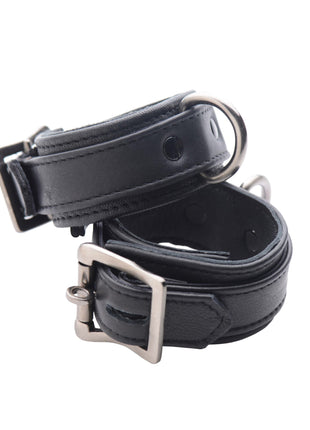 Strict Leather Luxury Locking Wrist Cuffs