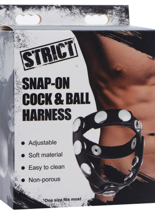 Snap-on Cock And Ball Harness