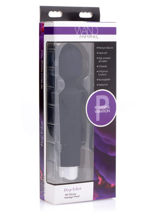 Deep Velvet 18x Silicone Massage Wand