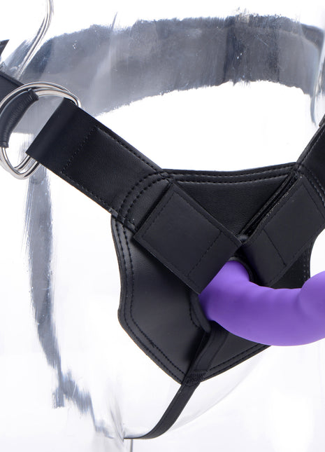Flaunt Strap On With Purple Silicone Dildo