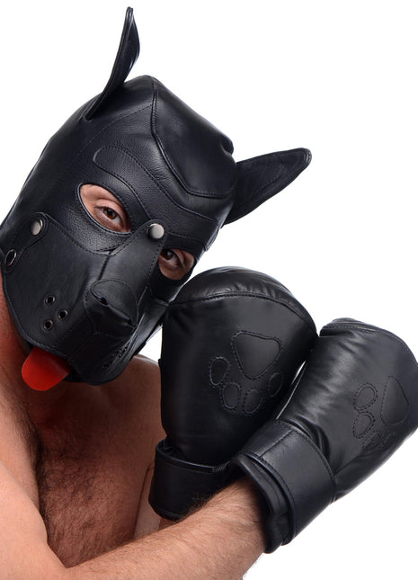 Strict Leather Padded Puppy Mitts