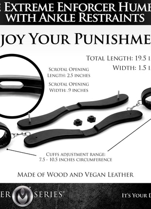 The Extreme Enforcer Humbler With Ankle Restraints