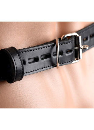 Spiked Leather Confinement Jockstrap