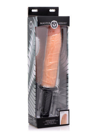Onslaught 13 Mode Xl Vibrating Dildo Thruster