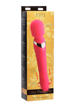 Ultra Thrusting And Vibrating Silicone Wand