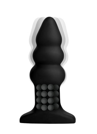 Rimmers Model I Rippled Rimming Plug With Remote