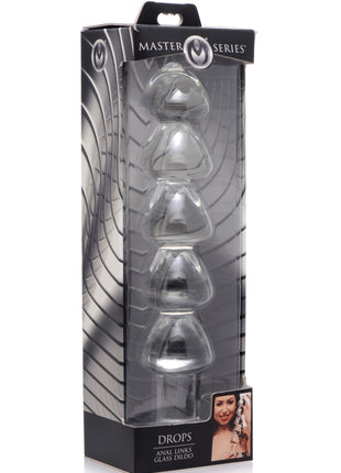 Drops Anal Link Glass Dildo