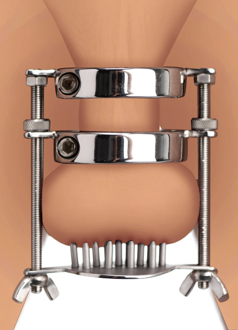 Stainless Steel Spiked Cbt Ball Stretcher And Crusher