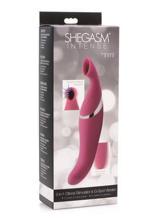 Shegasm Intense 2 In 1 Clit Stimulator