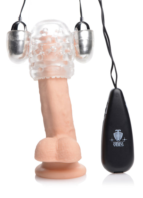 Dual Vibrating Penis Head Teaser