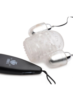 Dual Vibrating Penis Head Teaser