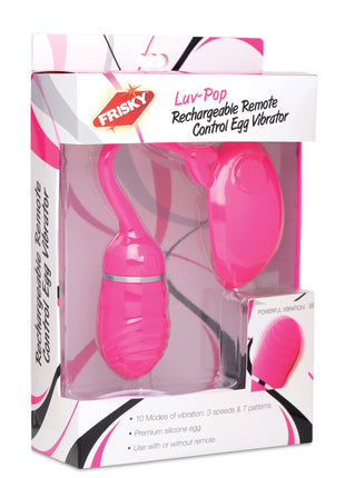 Luv Pop Rechargeable Remote Control Silicone Vibe