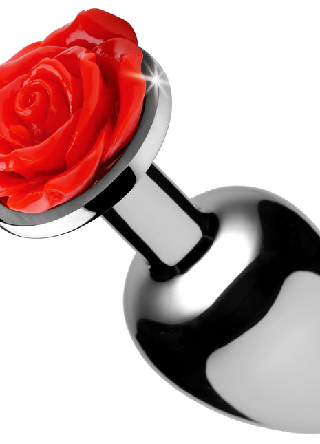 Red Rose Anal Plug- Small