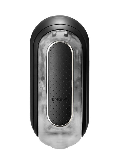 Flip 0-zero Electronic Vibration Stroker- Black