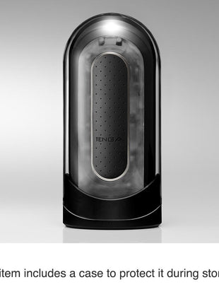 Flip 0-zero Electronic Vibration Stroker- Black