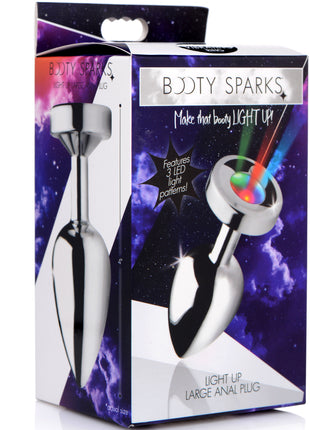 Light Up Anal Plug - Large