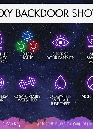 Light Up Anal Plug - Medium