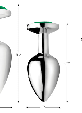 Emerald Gem Anal Plug Set