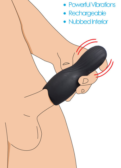Vibrating Rechargeable Penis Pleaser