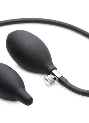Dark Inflator Silicone Inflatable Anal Plug