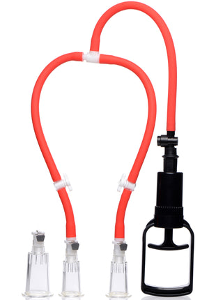 3-way Suck Her Nipple And Clit Pump System