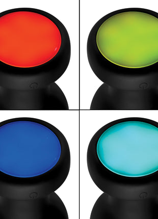 7x Light Up Rechargeable Anal Plug - Large