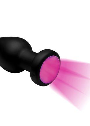 7x Light Up Rechargeable Anal Plug - Large