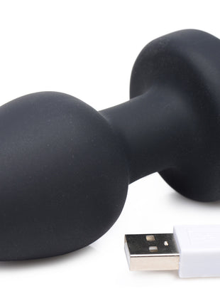 7x Light Up Rechargeable Anal Plug - Medium