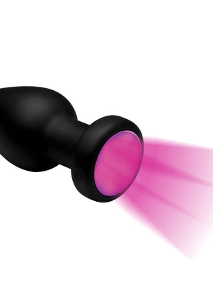 7x Light Up Rechargeable Anal Plug - Medium