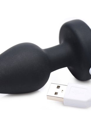 7x Light Up Rechargeable Anal Plug - Small