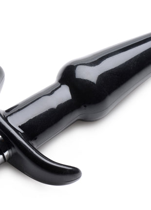 Smooth Vibrating Anal Plug - Black
